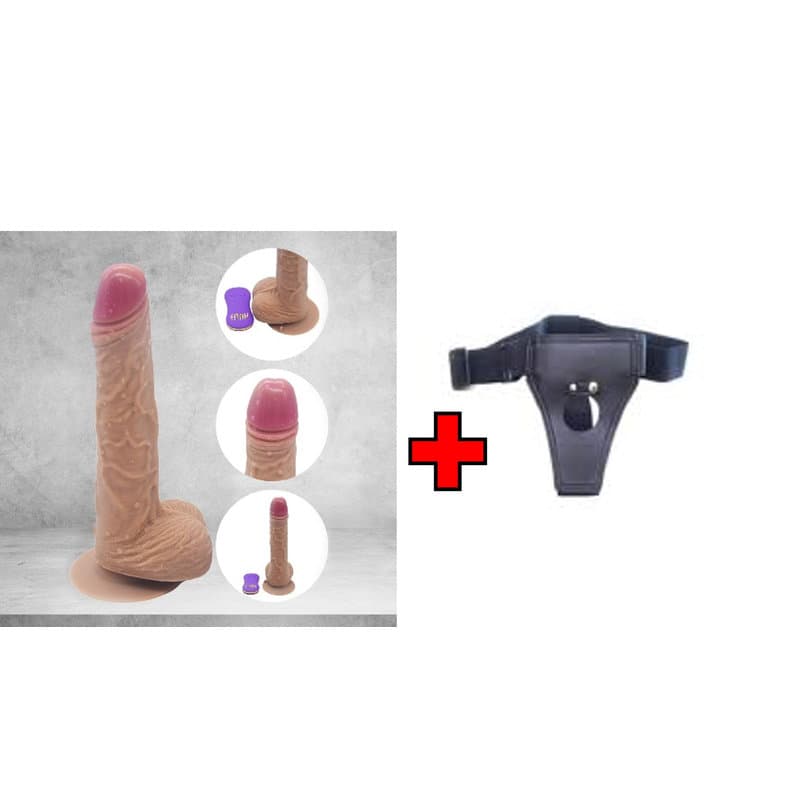 Dr.Love USB Şarjlı Uzaktan Kumandalı – Belden Bağlamalı Kemerli – Ultra Realistik Penis – ‘
