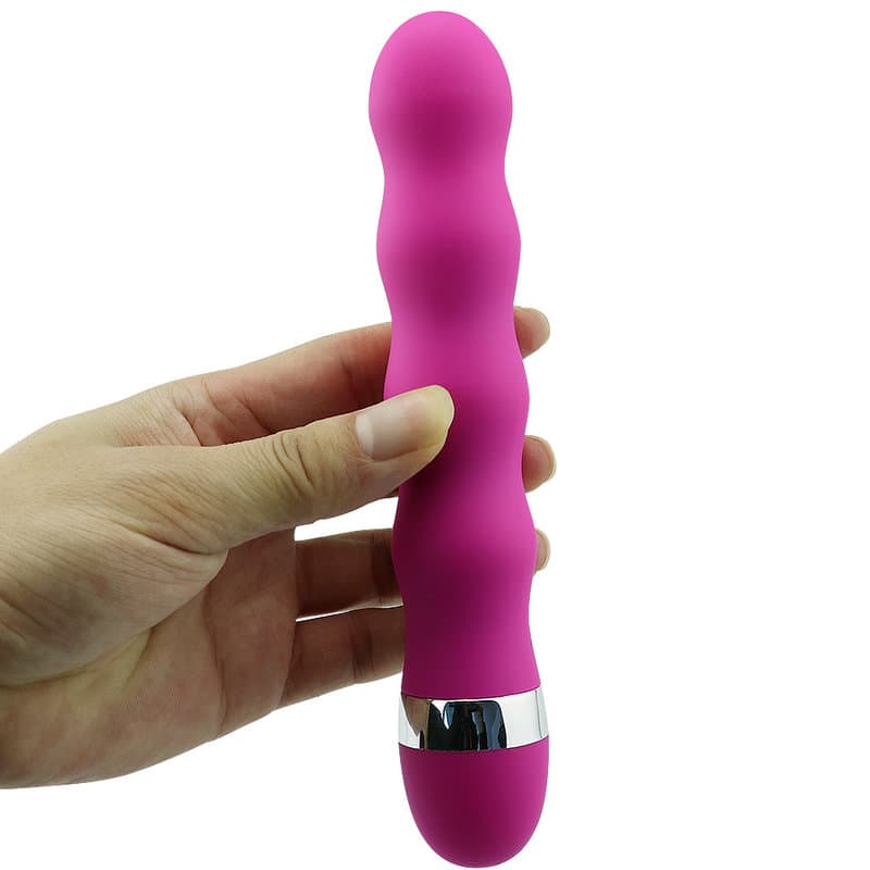 XESE – Boğumlu 3 Nokta Titreşimli Ultra Lüx Doku Cep Vibratör (Pembe)