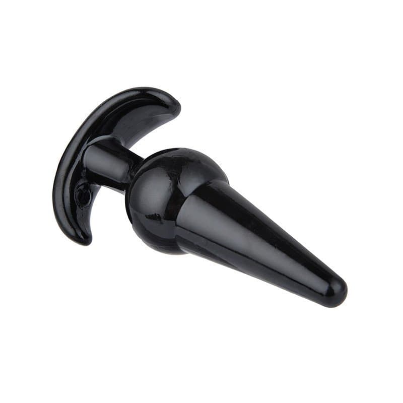 Yumuşak Silikon Anal Plug (Siyah)